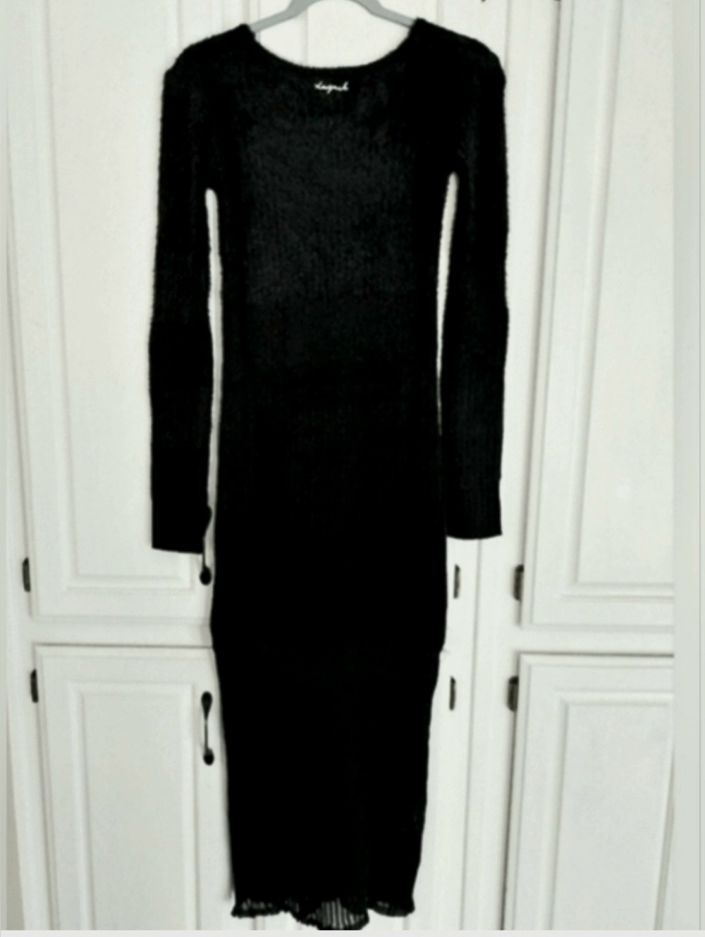 Desigual Sheer Fur Dress Size S - Picture 3 of 15